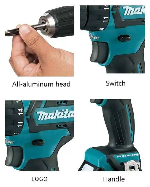 Hot Lithium Cordless Electric Drill Power Tools Drills Set Impact Sets with Auto Lock Chuck Max Torque 220N.m Battery Drill