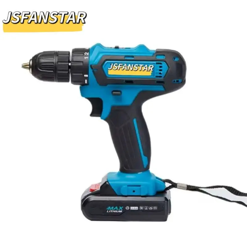 New Brush Motor Cordless Drills Set Combined Electric Screwdriver With 2 Batteries