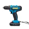 New Brush Motor Cordless Drills Set Combined Electric Screwdriver With 2 Batteries