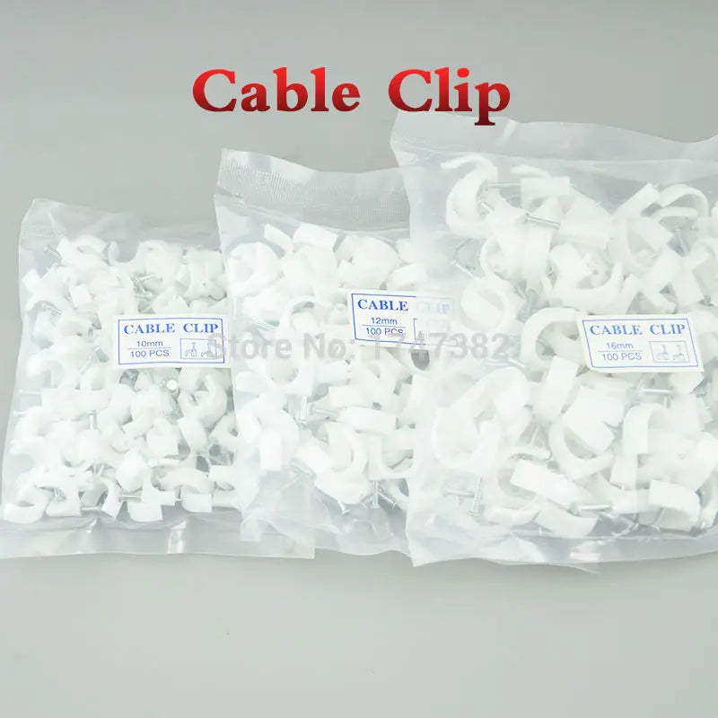 Steel Nail Cable Clips (100-Pack)