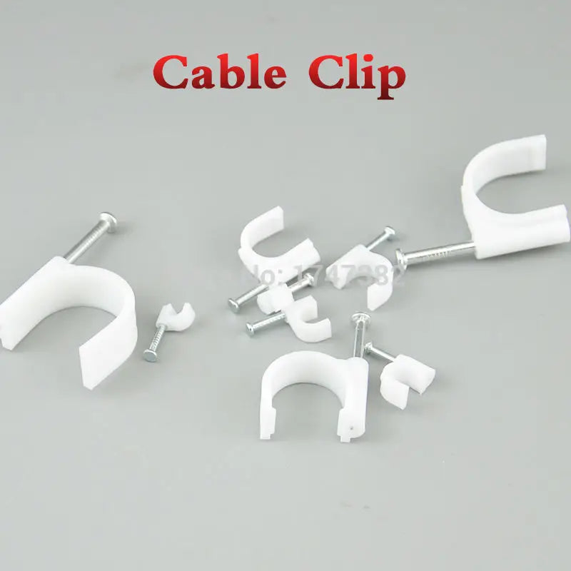 Steel Nail Cable Clips (100-Pack)