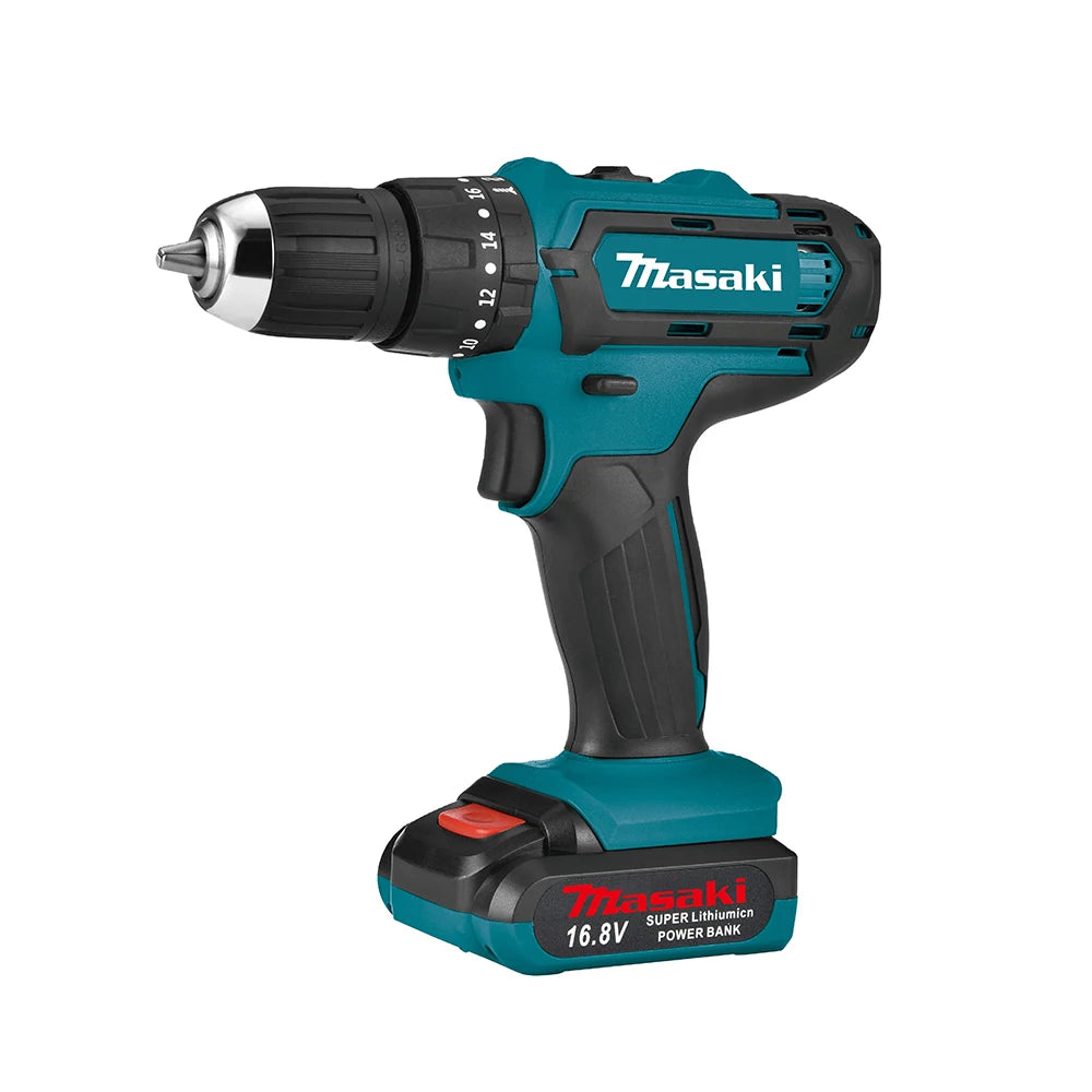 Hot Lithium Cordless Electric Drill Power Tools Drills Set Impact Sets with Auto Lock Chuck Max Torque 220N.m Battery Drill