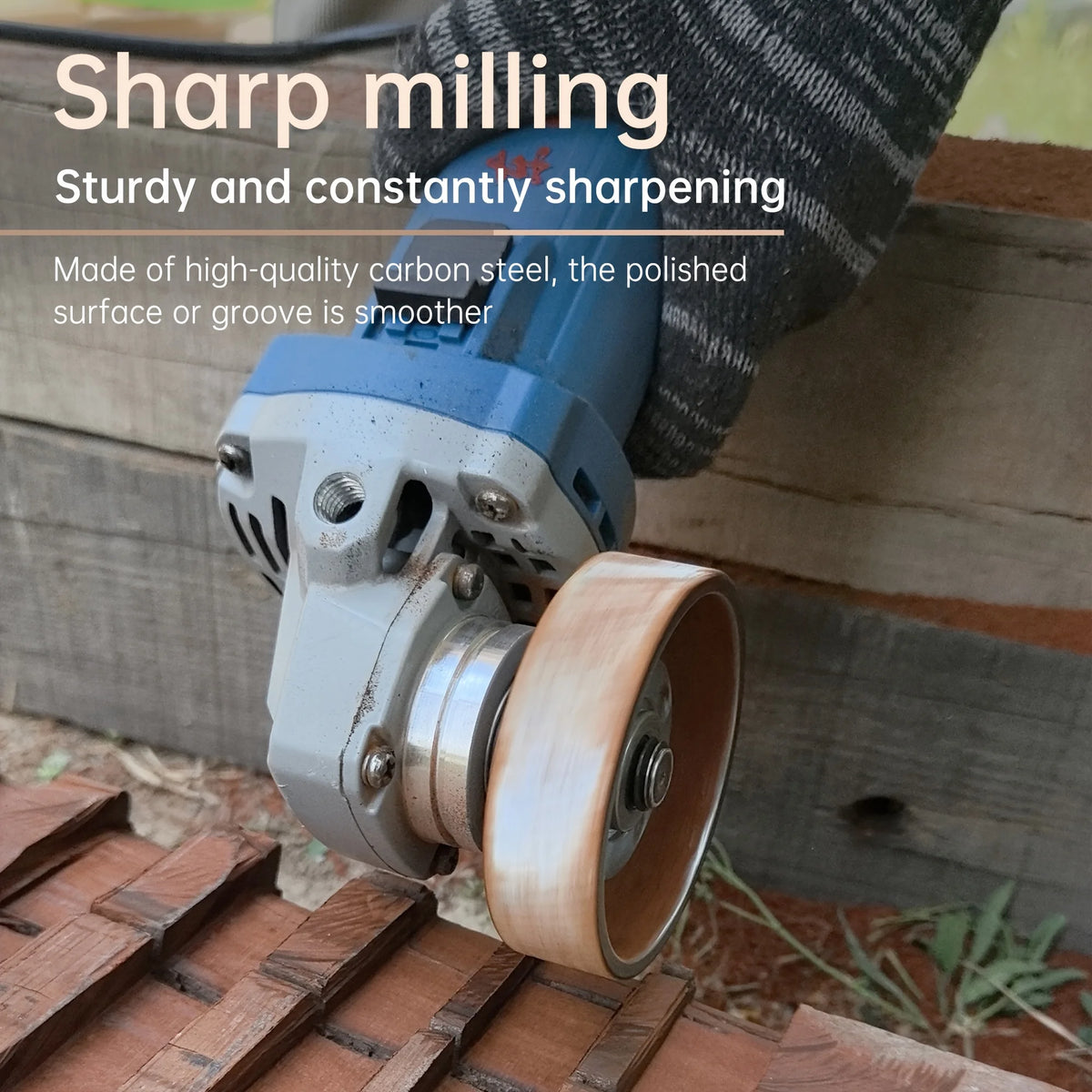 Bowl-Shaped Grooving Milling Cutter - Metal, No Power Needed, Home Improvement Tool