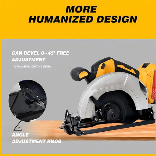 20V Cordless Circular Saw with 2 Blades