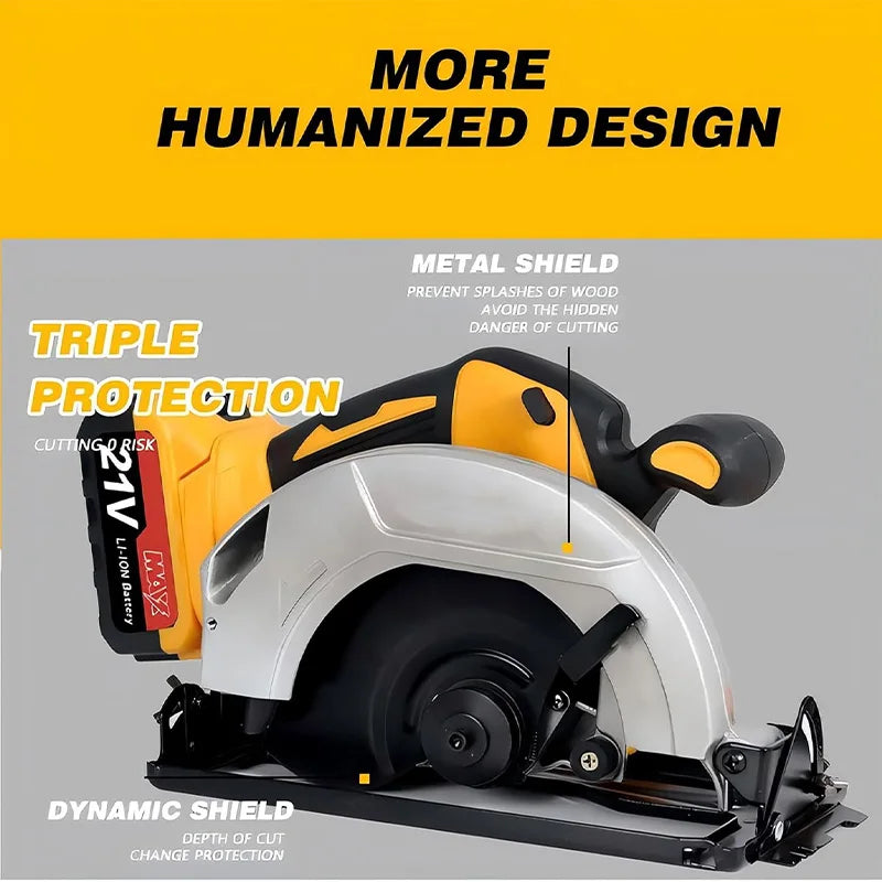 20V Cordless Circular Saw with 2 Blades